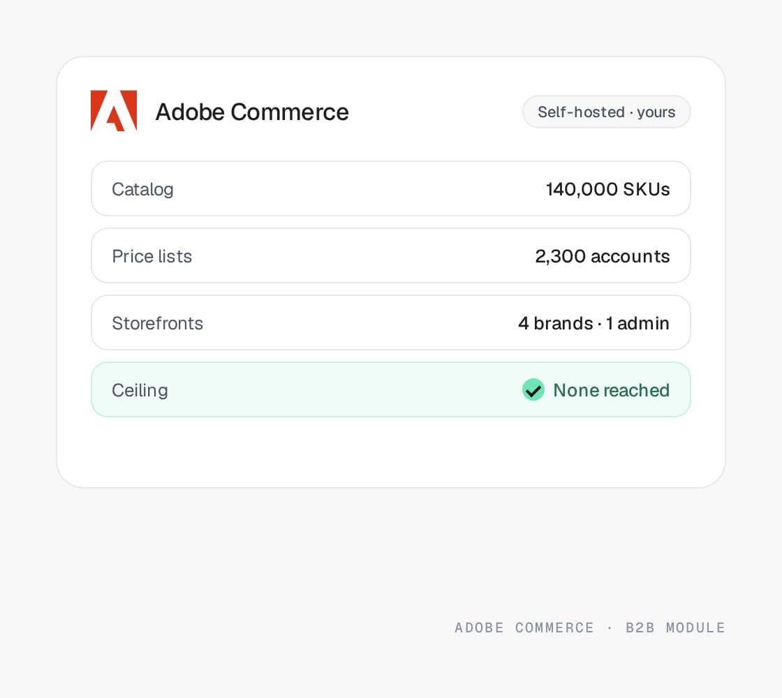 Adobe Commerce work