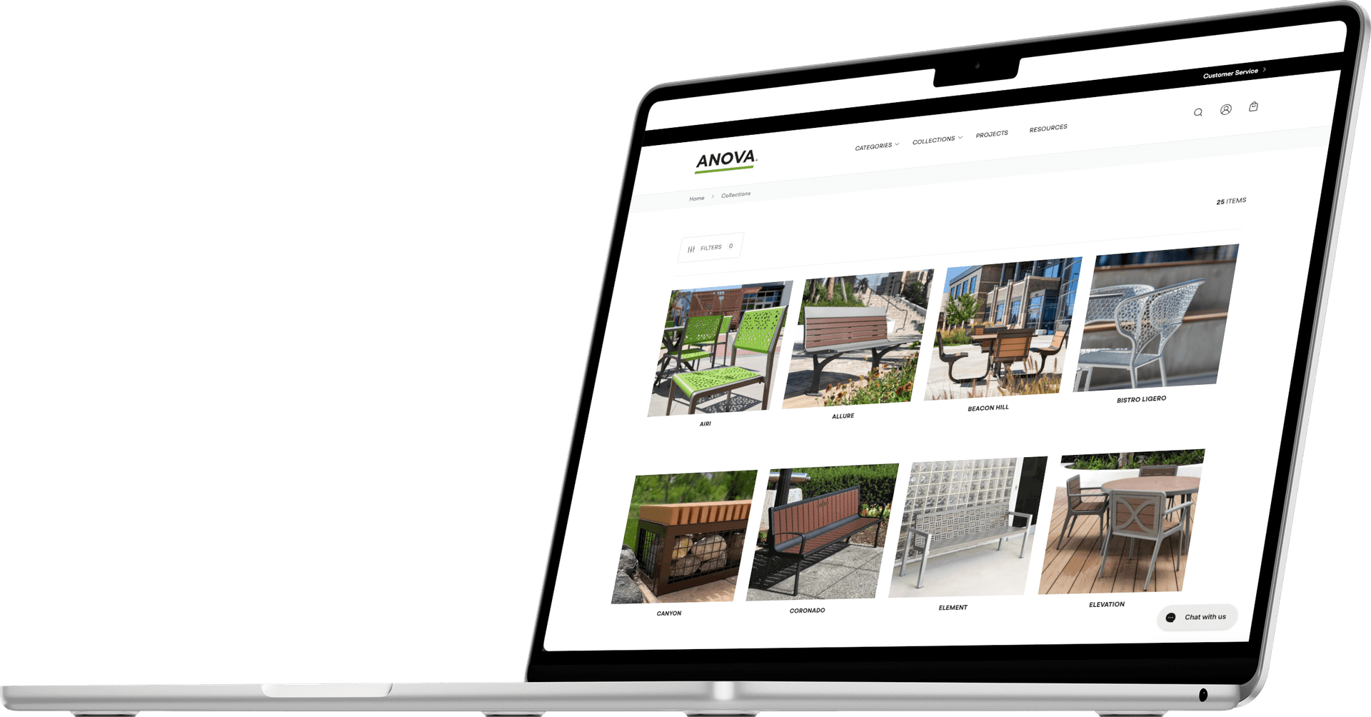 Anova Furnishings product view