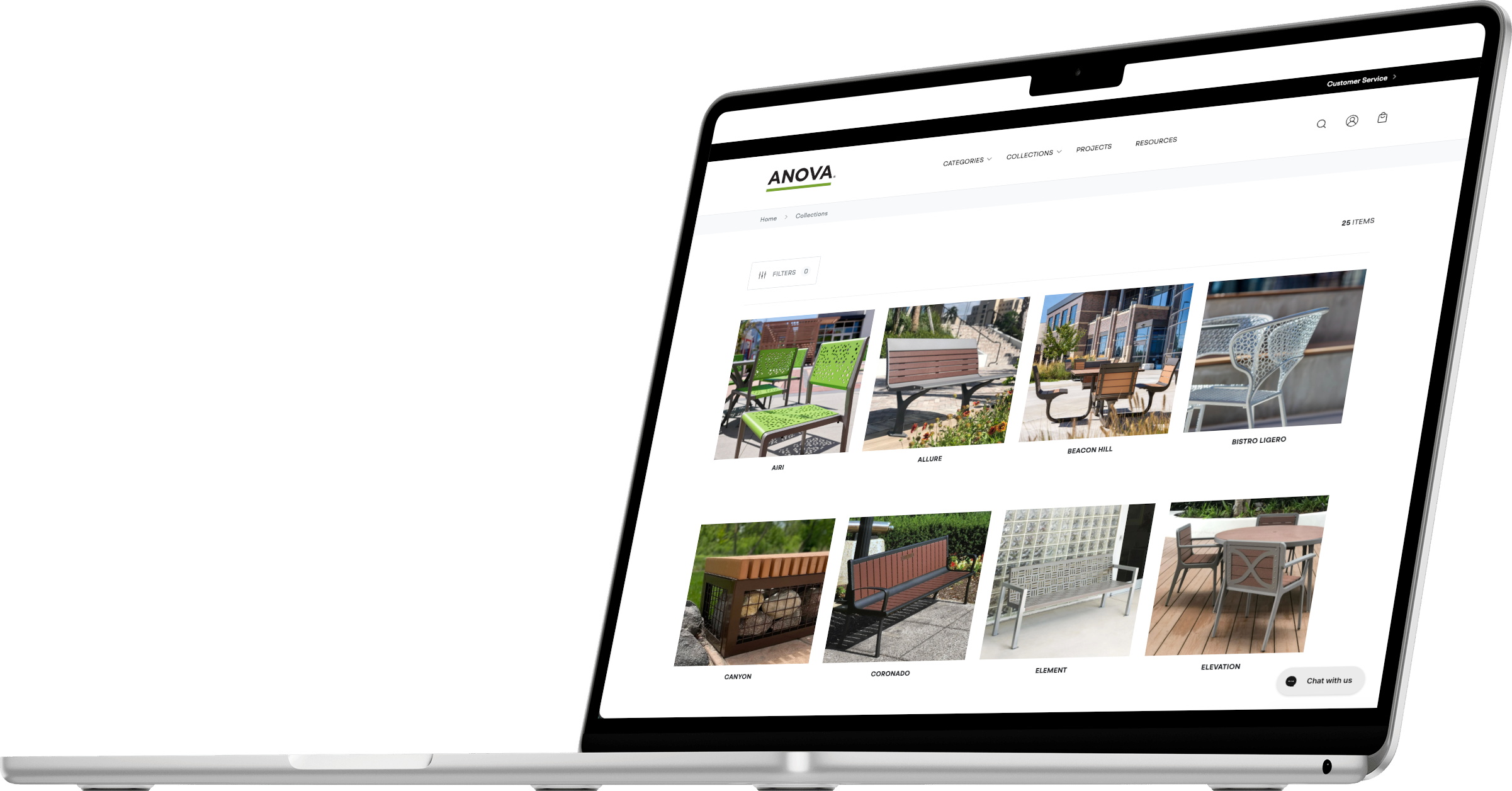 Anova Furnishings product view