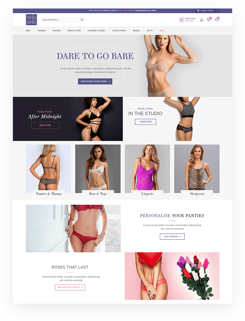 Hanky Panky home page
