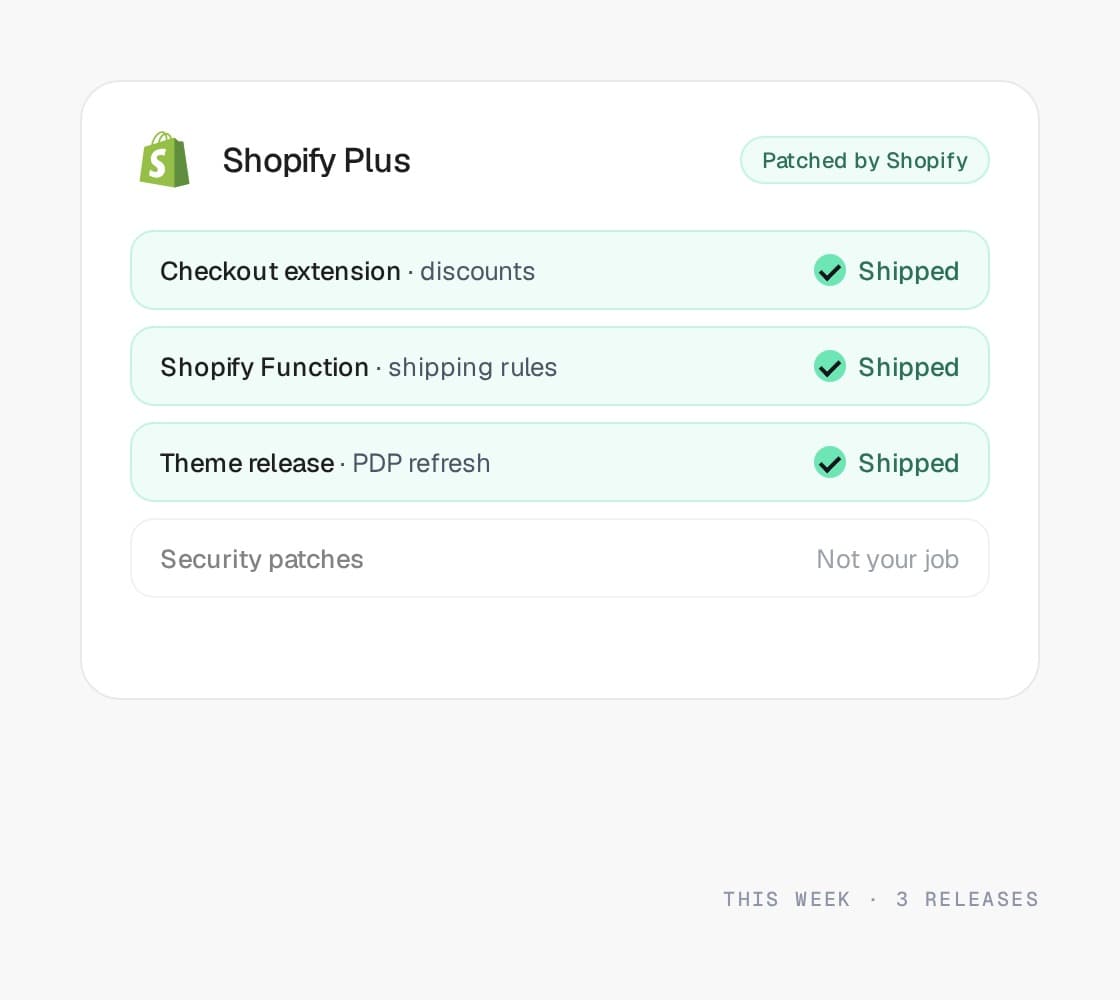 Shopify work