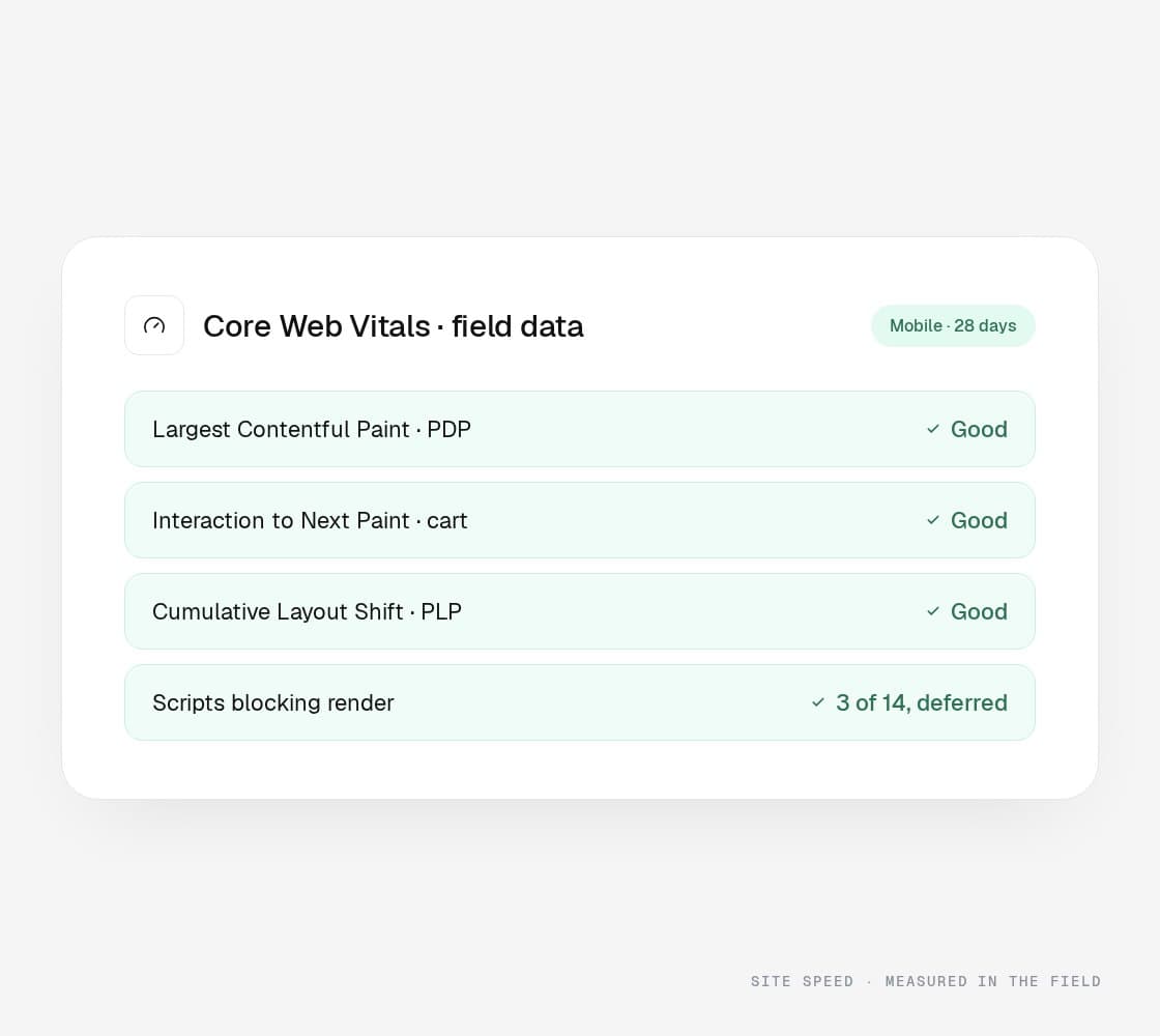 Site Speed Optimization at RMG